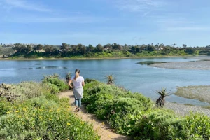 Batiquitos Lagoon North Bluff Trail Windrose Circle Trailhead